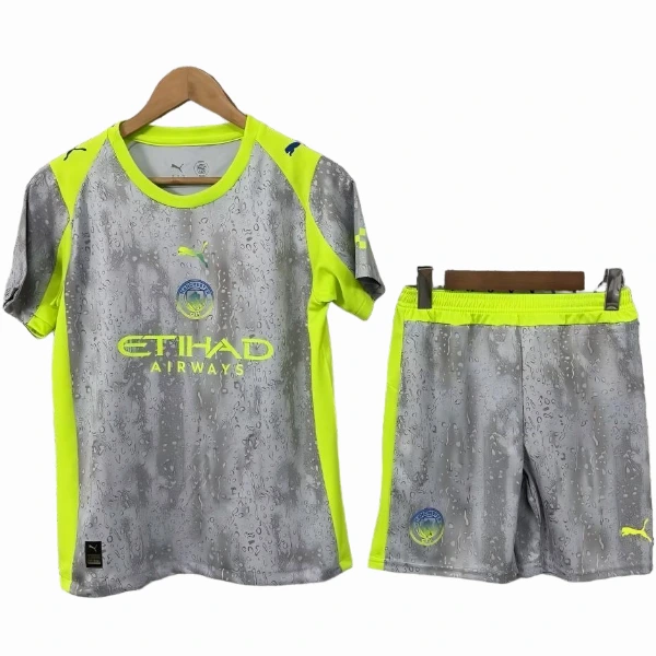 Manchester City Conjunto 2025 2026 Tercera Gris - Manchester City Barata | 7camisetas