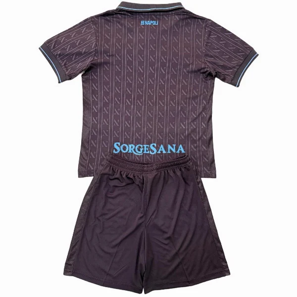 SSC Napoli Conjunto 2025 2026 Tercera Negro - Ssc Napoli Equipacion | 7camisetas