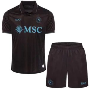 SSC Napoli Conjunto 2025 2026 Tercera Negro - Ssc Napoli Equipacion | 7camisetas