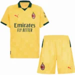 AC Milan Niños Conjunto 2025 2026 Tercera Amarillo - Tuta AC Milan Niños | 7camisetas