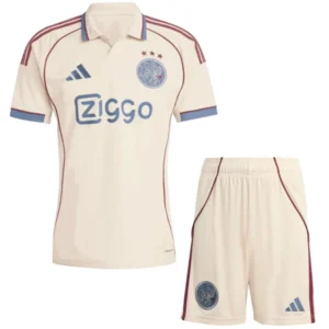 Ajax Niños Conjunto 2025 2026 Tercera Amarillo - Ajax Niños Barata | 7camisetas