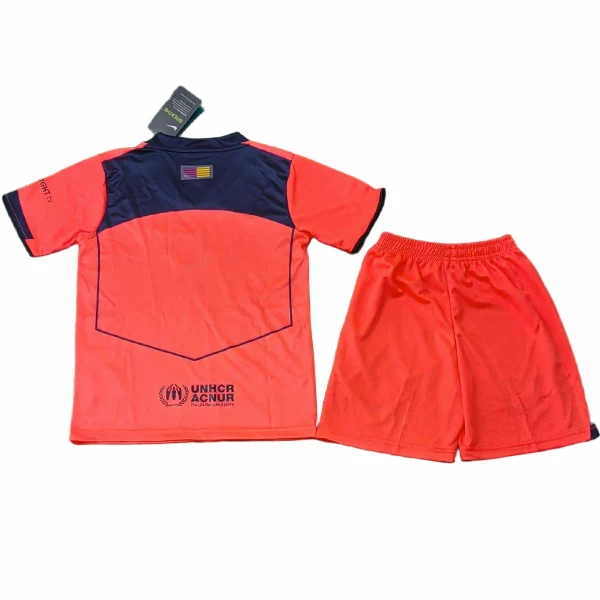 FC Barcelona Niños Conjunto 2025 2026 Tercera Naranja - Equipacion Fc Barcelona Niños | 7camisetas
