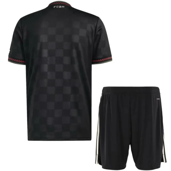 Bayern Múnich Niños Conjunto 2025 2026 Tercera Negro - Bayern Múnich Niños Barata | 7camisetas
