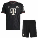 Bayern Múnich Niños Conjunto 2025 2026 Tercera Negro - Bayern Múnich Niños Barata | 7camisetas