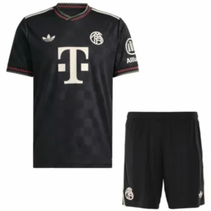Bayern Múnich Niños Conjunto 2025 2026 Tercera Negro - Bayern Múnich Niños Barata | 7camisetas