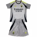SL Benfica Niños Conjunto 2024 2025 Tercera Gris - Tuta SL Benfica Niños | 7camisetas