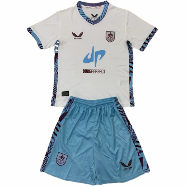 Burnley FC Niños Conjunto 2024 2025 Tercera Blanco - Tuta Burnley FC Niños | 7camisetas