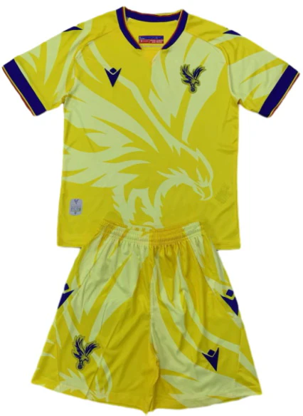 Crystal Palace Niños Conjunto 2024 2025 Tercera Amarillo - Tuta Crystal Palace Niños | 7camisetas