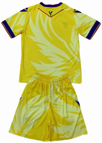 Crystal Palace Niños Conjunto 2024 2025 Tercera Amarillo - Tuta Crystal Palace Niños | 7camisetas
