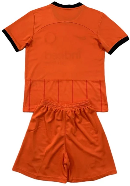 Eintracht Frankfurt Niños Conjunto 2024 2025 Tercera Naranja - Tuta Eintracht Frankfurt Niños | 7camisetas