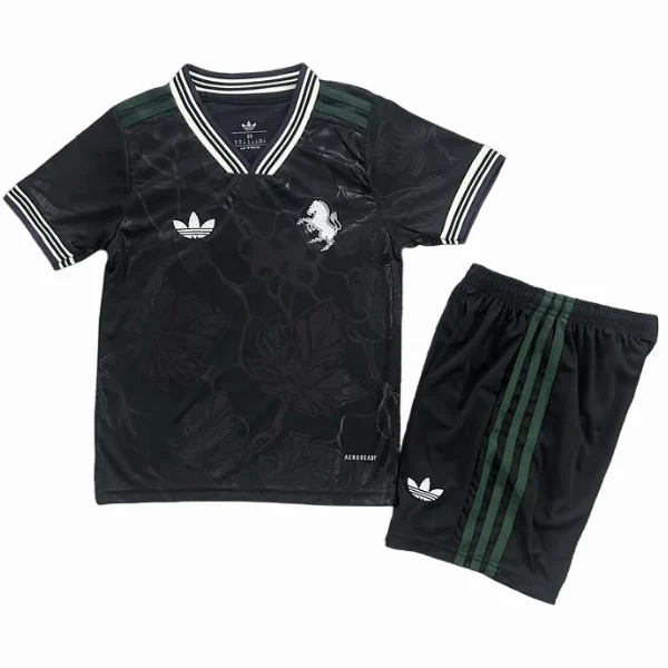 Juventus Niños Conjunto 2025 2026 Tercera Negro - Equipación Juventus Niños | 7camisetas