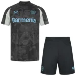 Bayer 04 Leverkusen Niños Conjunto 2024 2025 Tercera Negro - Tuta Bayer 04 Leverkusen Niños | 7camisetas