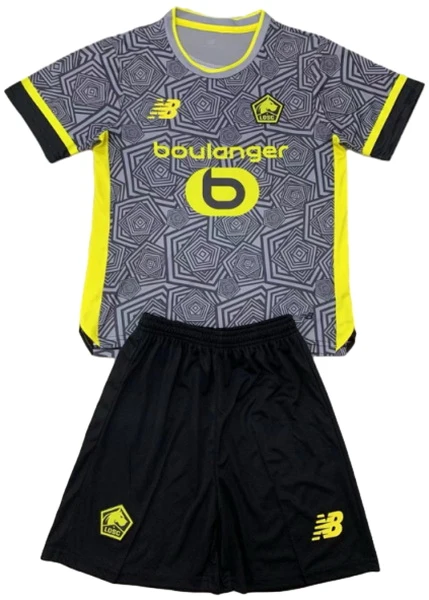 Lille OSC Niños Conjunto 2024 2025 Tercera Gris - Tuta Lille OSC Niños | 7camisetas