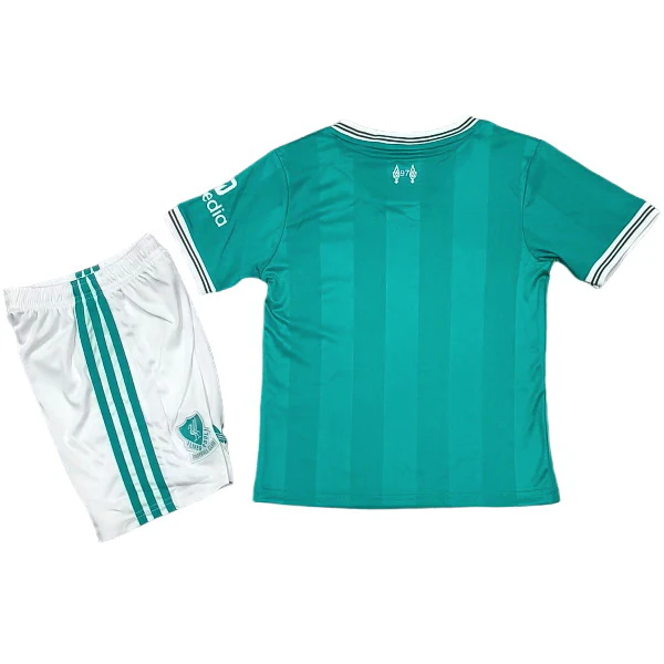 Liverpool Niños Conjunto 2025 2026 Tercera Verde - Equipacion Liverpool Niños | 7camisetas