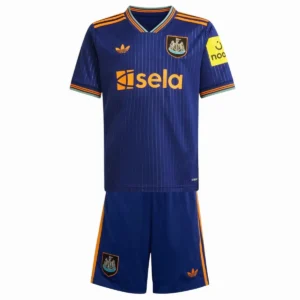 Newcastle United Niños Conjunto 2025 2026 Tercera Azul - Tuta Newcastle United Niños | 7camisetas