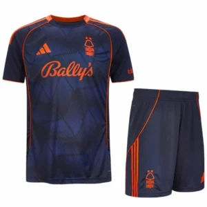 Nottingham Forest Niños Conjunto 2025 2026 Tercera Azul - Tuta Nottingham Forest Niños | 7camisetas
