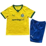 SE Palmeiras Niños Conjunto 2025 2026 Tercera Amarillo - Tuta SE Palmeiras Niños | 7camisetas