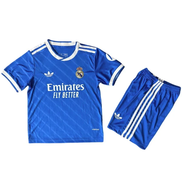 Real Madrid Niños Conjunto 2025 2026 Tercera Azul - Tuta Real Madrid Niños | 7camisetas