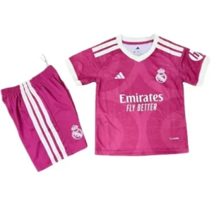 Real Madrid Niños Conjunto 2026 2027 Tercera Rosa - Real Madrid Niños Barata | 7camisetas