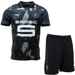 Stade Rennais Niños Conjunto 2024 2025 Tercera Negro - Tuta Stade Rennais Niños | 7camisetas