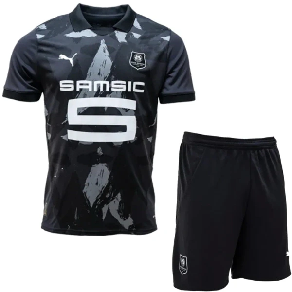 Tercera Conjunto De Niños Rennais 2024 2025 Negro Stade Rennais Niños Conjunto 2024 2025 Tercera Negro - Tuta Stade Rennais Niños | 7camisetas