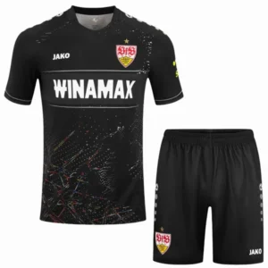 VfB Stuttgart Niños Conjunto 2024 2025 Tercera Negro - Tuta VfB Stuttgart Niños | 7camisetas