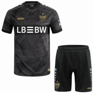 VfB Stuttgart Niños Conjunto 2025 2026 Tercera Negro - VfB Stuttgart Niños Barata | 7camisetas