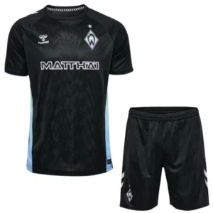 Werder Bremen Niños Conjunto 2024 2025 Tercera Negro - Tuta Werder Bremen Niños | 7camisetas