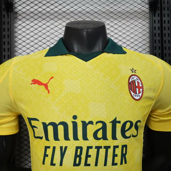 AC Milan Camiseta Edición Jugadores 2025 2026 Tercera Amarilla - Camiseta Ac Milan | 7camisetas