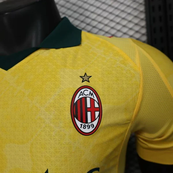AC Milan Camiseta Edición Jugadores 2025 2026 Tercera Amarilla - Camiseta Ac Milan | 7camisetas