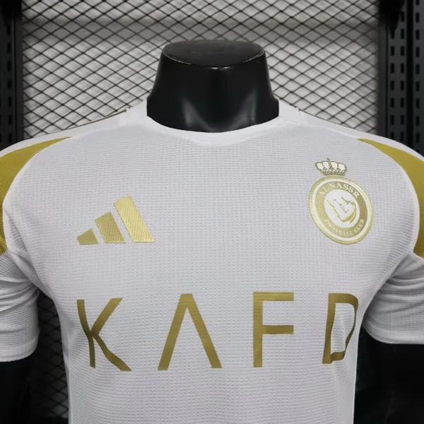 Al-Nassr FC Camiseta Edición Jugadores 2024 2025 Tercera Blanca - Camiseta Al Nassr Fc | 7camisetas