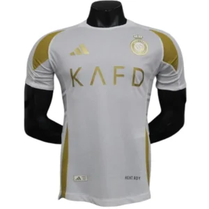 Al-Nassr FC Camiseta Edición Jugadores 2024 2025 Tercera Blanca - Camiseta Al Nassr Fc | 7camisetas