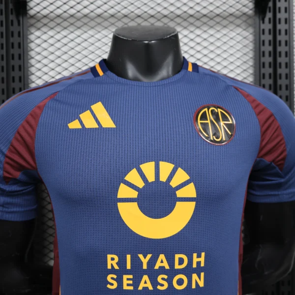 AS Roma Camiseta Edición Jugadores 2024 2025 Tercera Azul - Camiseta As Roma | 7camisetas