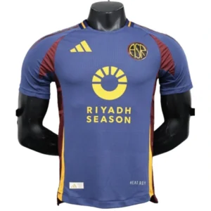 AS Roma Camiseta Edición Jugadores 2024 2025 Tercera Azul - Camiseta As Roma | 7camisetas