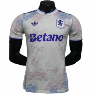 Aston Villa Camiseta Edición Jugadores 2025 2026 Tercera Blanca - Camiseta Aston Villa | 7camisetas