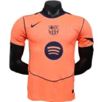 FC Barcelona Camiseta Edición Jugadores 2025 2026 Tercera Naranja - Camiseta Barcelona | 7camisetas