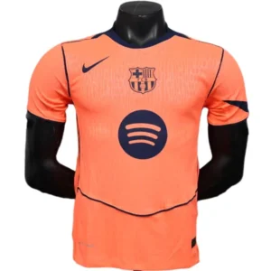 FC Barcelona Camiseta Edición Jugadores 2025 2026 Tercera Naranja - Camiseta Barcelona | 7camisetas
