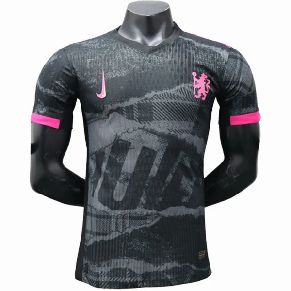Tercera Jugadores Camiseta Chelsea 2024 2025 Negro Chelsea Camiseta Edición Jugadores 2024 2025 Tercera Negra - Camiseta Chelsea | 7camisetas