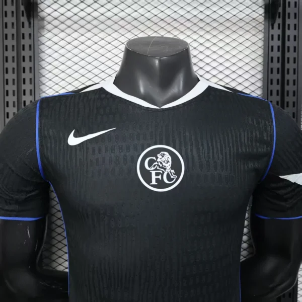 Chelsea Camiseta Edición Jugadores 2025 2026 Tercera Negra - Camiseta Chelsea | 7camisetas