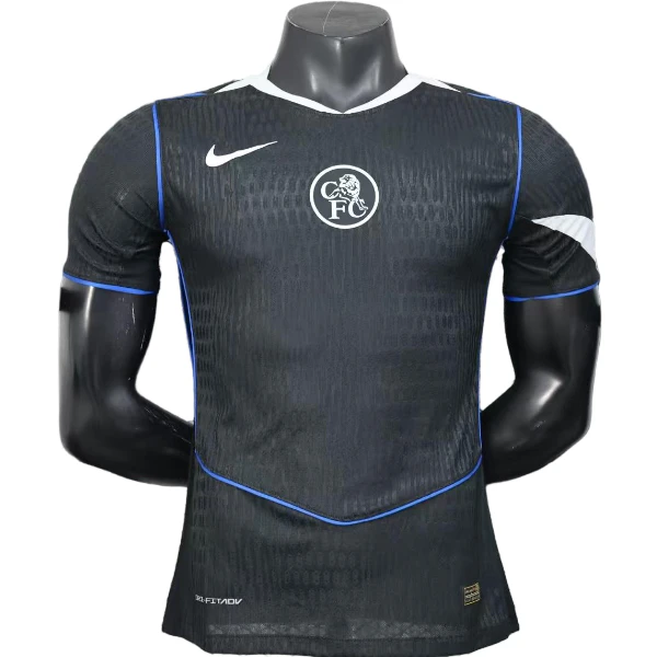 Tercera Jugadores Camiseta Chelsea 2025 2026 Negro Chelsea Camiseta Edición Jugadores 2025 2026 Tercera Negra - Camiseta Chelsea | 7camisetas