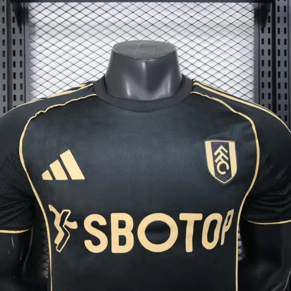 Fulham Camiseta Edición Jugadores 2025 2026 Tercera Negra - Camiseta Fulham | 7camisetas