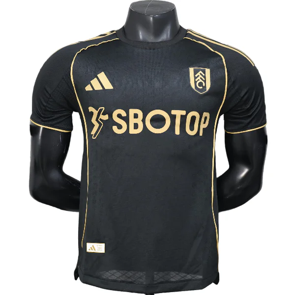 Tercera Jugadores Camiseta Fulham 2025 2026 Negro Fulham Camiseta Edición Jugadores 2025 2026 Tercera Negra - Camiseta Fulham | 7camisetas