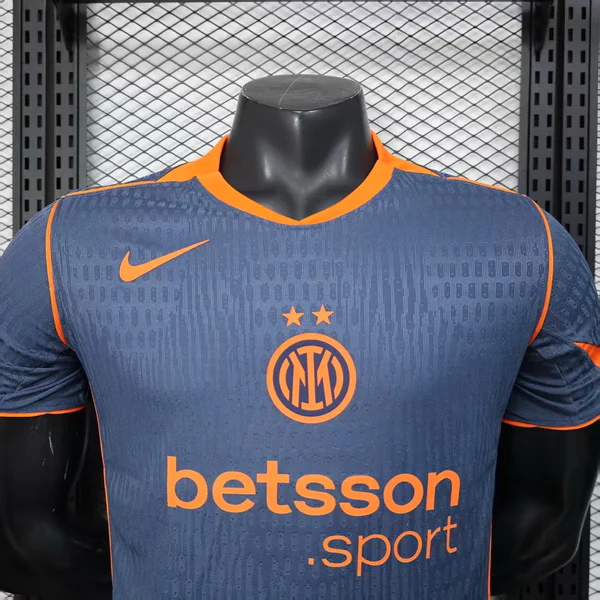 Inter Milán Camiseta Edición Jugadores 2025 2026 Tercera Gris - Camiseta Serie A Inter Milán | 7camisetas