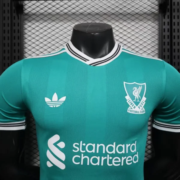 Liverpool Camiseta Edición Jugadores 2025 2026 Tercera Verde - Camiseta Liverpool | 7camisetas
