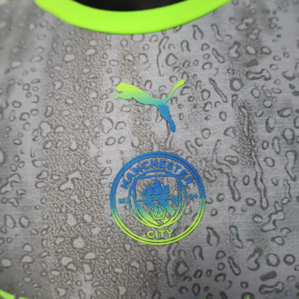 Manchester City Camiseta Edición Jugadores 2025 2026 Tercera Gris - Camiseta Manchester City | 7camisetas