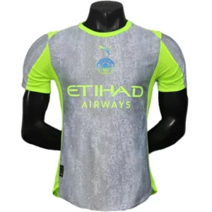 Manchester City Camiseta Edición Jugadores 2025 2026 Tercera Gris - Camiseta Manchester City | 7camisetas