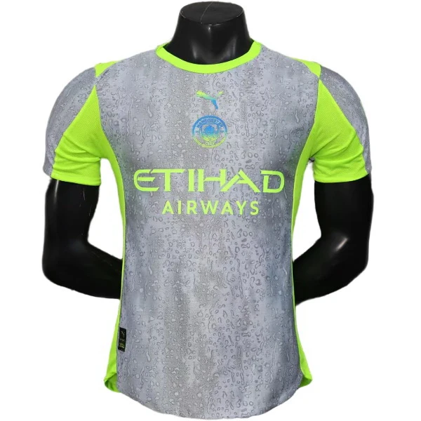 Tercera Jugadores Camiseta Manchester City 2025 2026 Gris Manchester City Camiseta Edición Jugadores 2025 2026 Tercera Gris - Camiseta Manchester City | 7camisetas