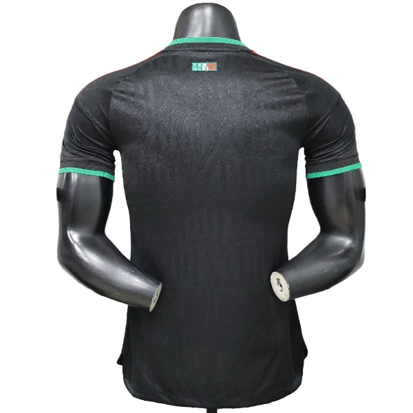 México Camiseta Edición Jugadores 2026 Tercera Negra - Camiseta Selección México | 7camisetas