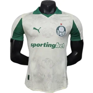 SE Palmeiras Camiseta Edición Jugadores 2025 2026 Tercera Amarilla - Camiseta Kidsuper X Se Palmeiras Graphic Masculina | 7camisetas