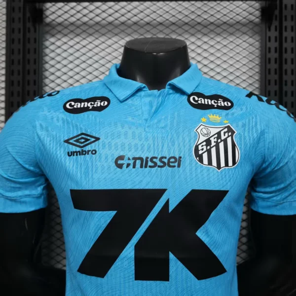 Santos FC Camiseta Edición Jugadores 2025 2026 Tercera Azul - Camiseta Santos Fc | 7camisetas